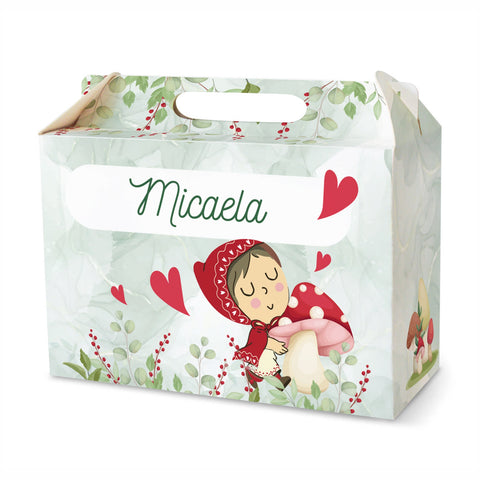 Scatola happy meal articolo tema cappuccetto rosso Modello codice: PB 6 U