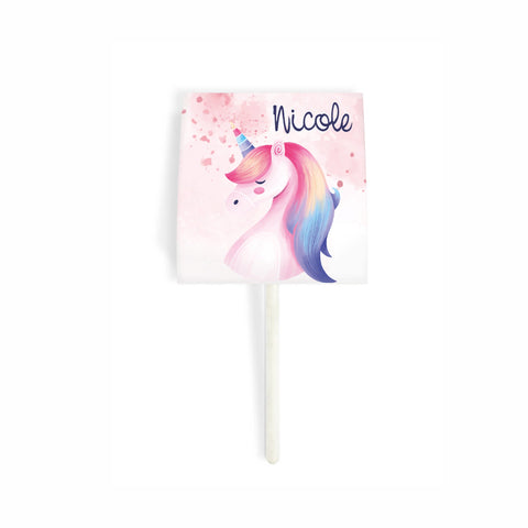 Porta chupa chups tema unicorno Modello codice: PB 9 F